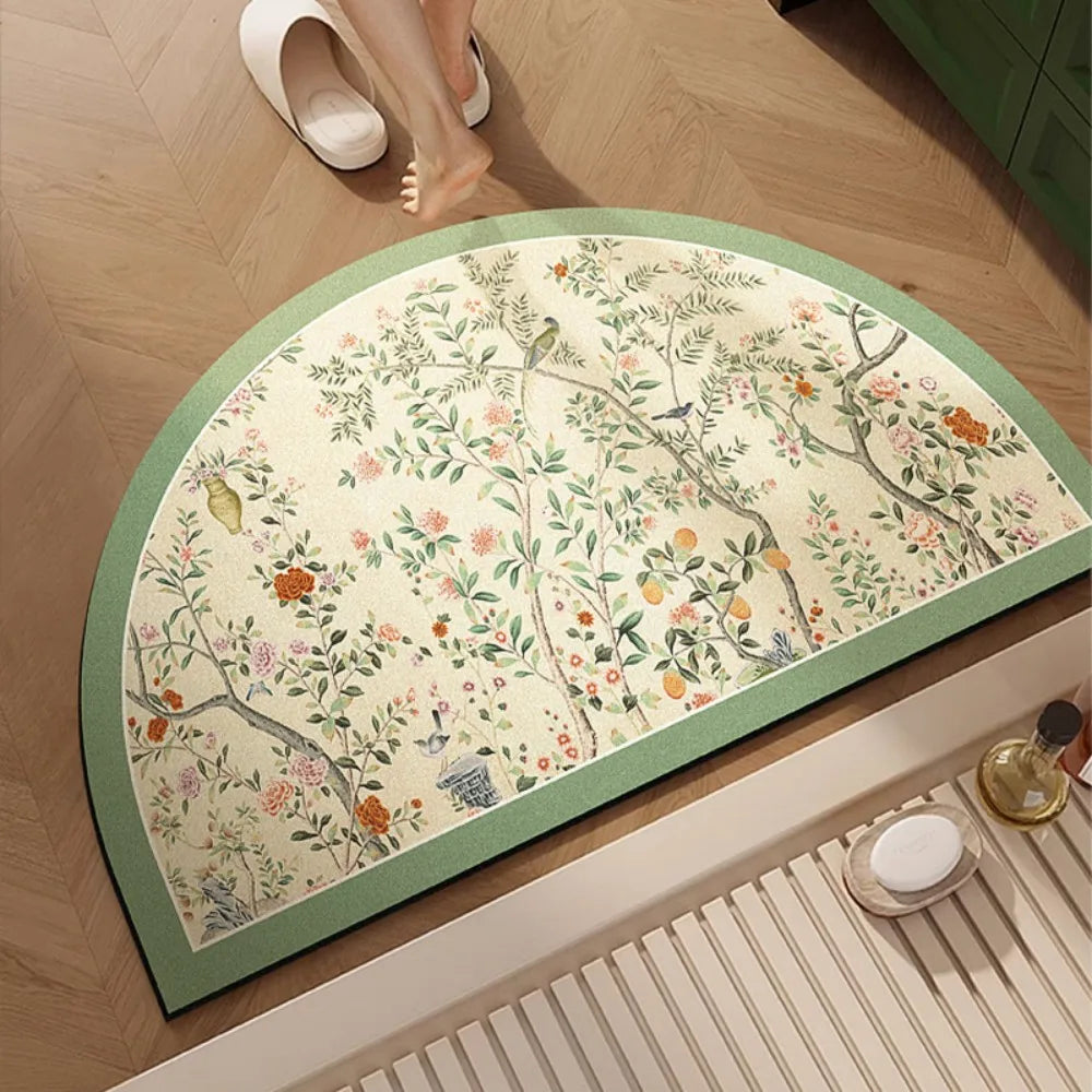 VIKAMA Bathroom Mat Anti-Slip Absorbent Bathroom Mat Quick-Drying Easy-Clean Mat for Bathroom Entrance bathroom