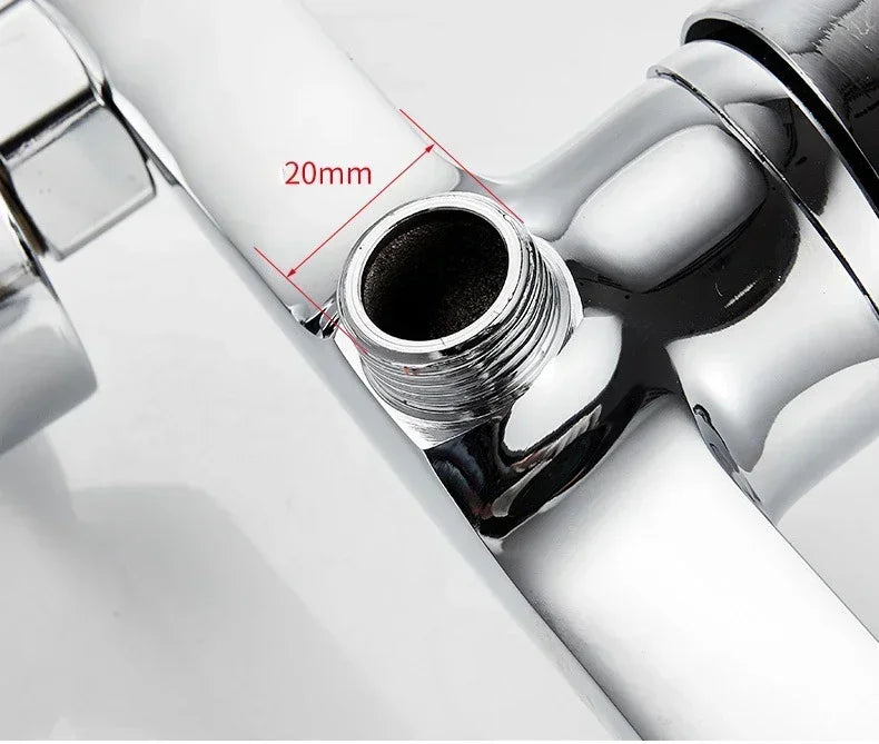 Bathroom Hidden Shower Faucet Household Wall Mounted Shower Faucet Water Heater Cold and Hot Mixed Valve Shower Accessories