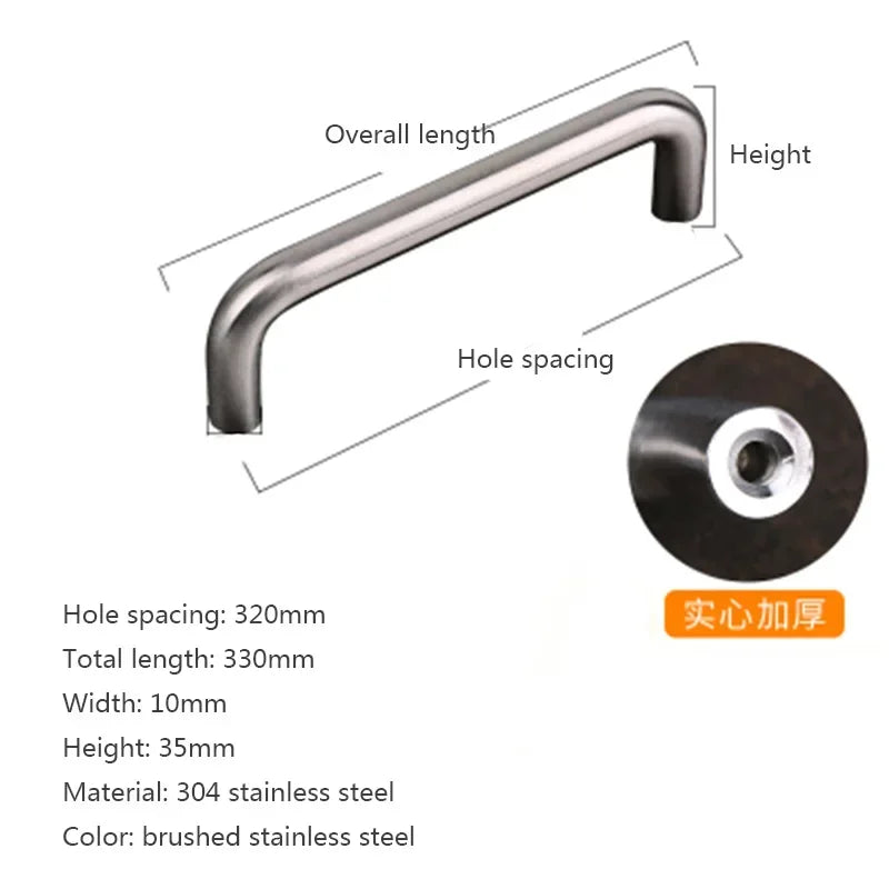 Modern Simple Wardrobe Door Handle, 304 Stainless Steel European Black Cabinet Single Hole Drawer Small Pull, Drawer Knob
