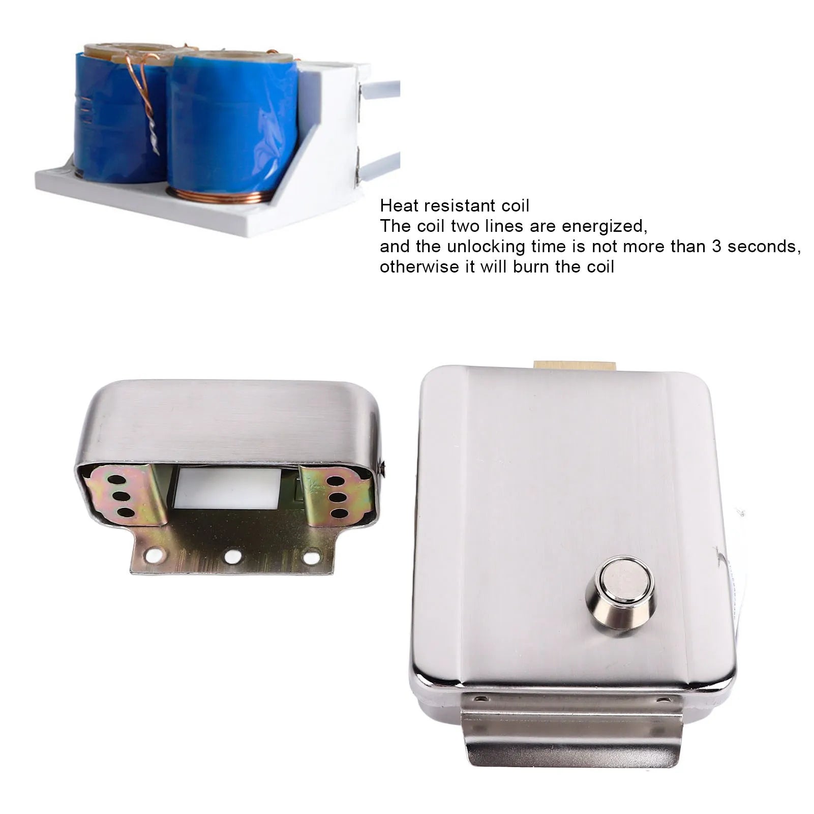 Doorbell Intercom Access Door Lock Electric Control Door Lock for Doorbell Intercom Access Control Security System for Home 12V