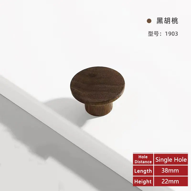Wooden Cabinet Handles for Furniture Drawer Knobs Kitchen Cupboard Handles Wardrobe Door Knob and Handle Furniture Hardware