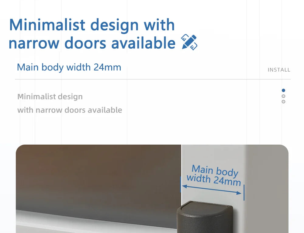 Magnetic door stopper, wall protector, bumper, door stopper, door seat, home decoration, hidden door stopper furniture hardware