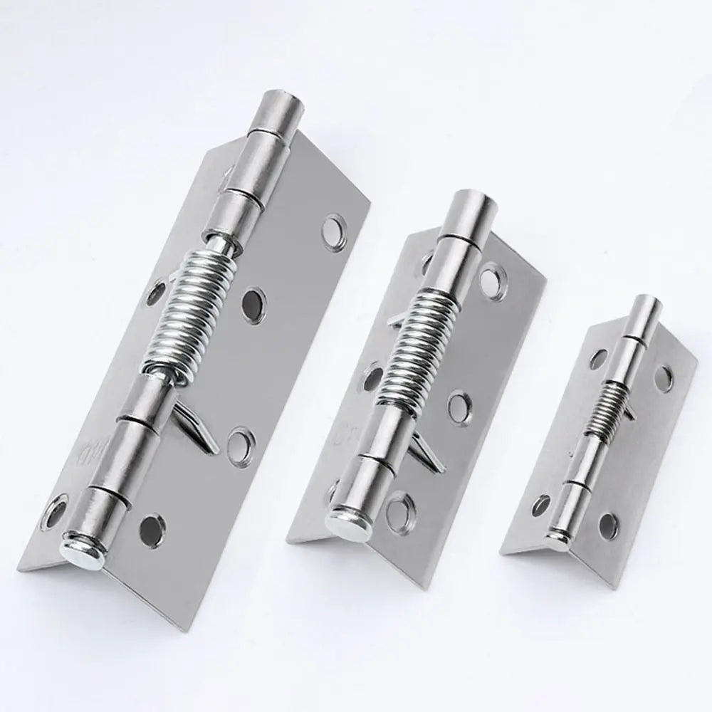 Stainless Steel Automatic Rebound with Spring Cross Hinge Window Accessories Door Hinges Furniture Supplies