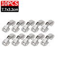 Cabinet Hinges With 2-10Pcs Set Screws No-Drilling Noiseless Hidden Cabinet 90 Degree Hinge Door Soft Close Furniture Hardware