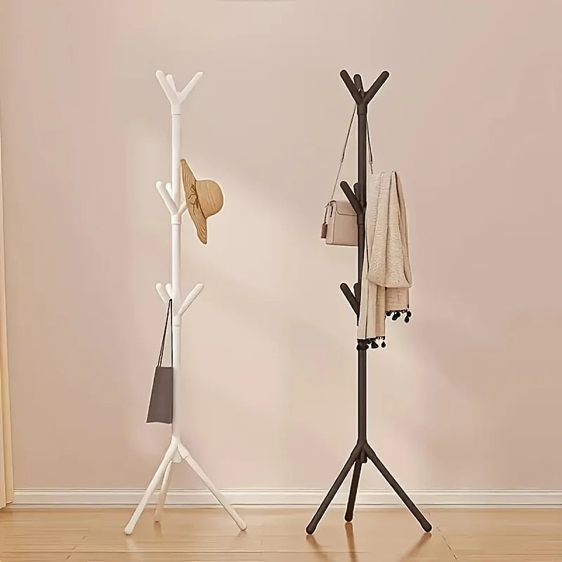 2026 New Model Hooked Wardrobe Hanger - Multi-Hook Floor-Mounted Wardrobe Hanger - Clothing and Accessories Storage