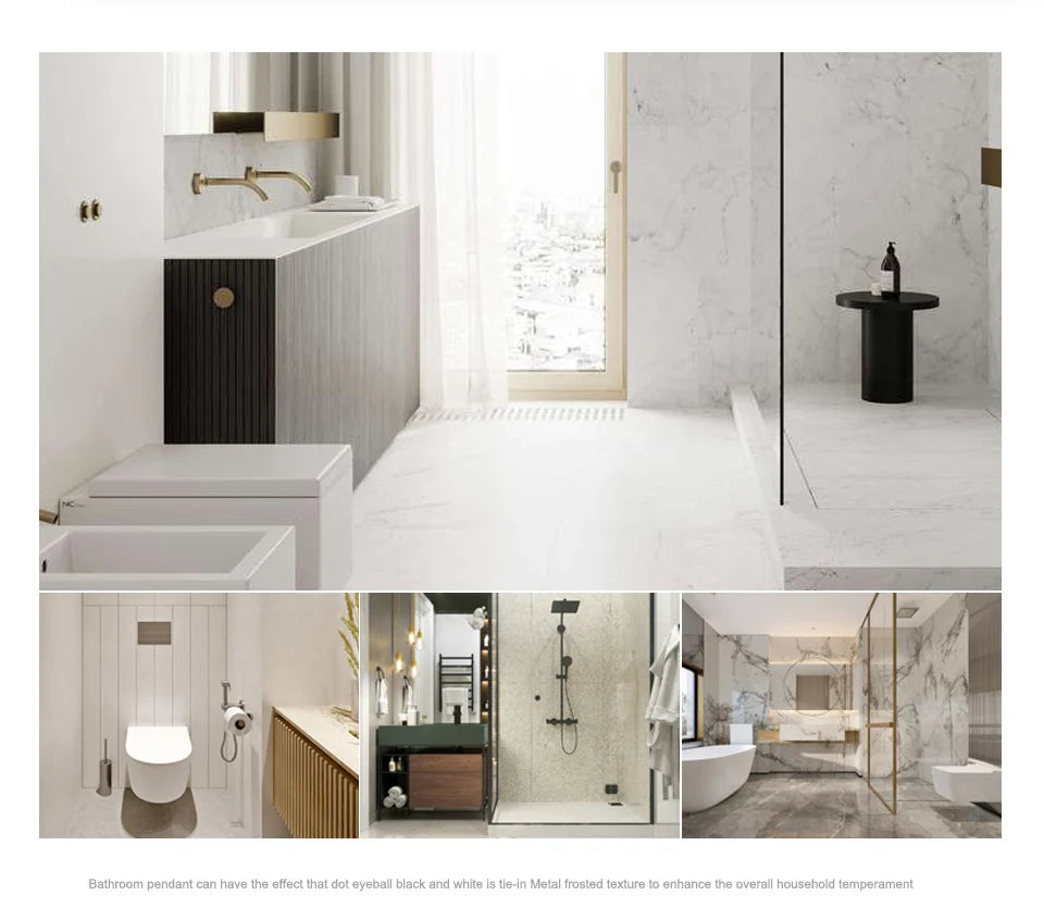 Bathroom Towel holder, Aluminium Wall Mounted Round Antique Brass Towel Ring Towel Holder Classic Bathroom Accessories