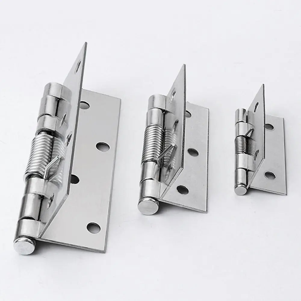 Stainless Steel Automatic Rebound with Spring Cross Hinge Window Accessories Door Hinges Furniture Supplies