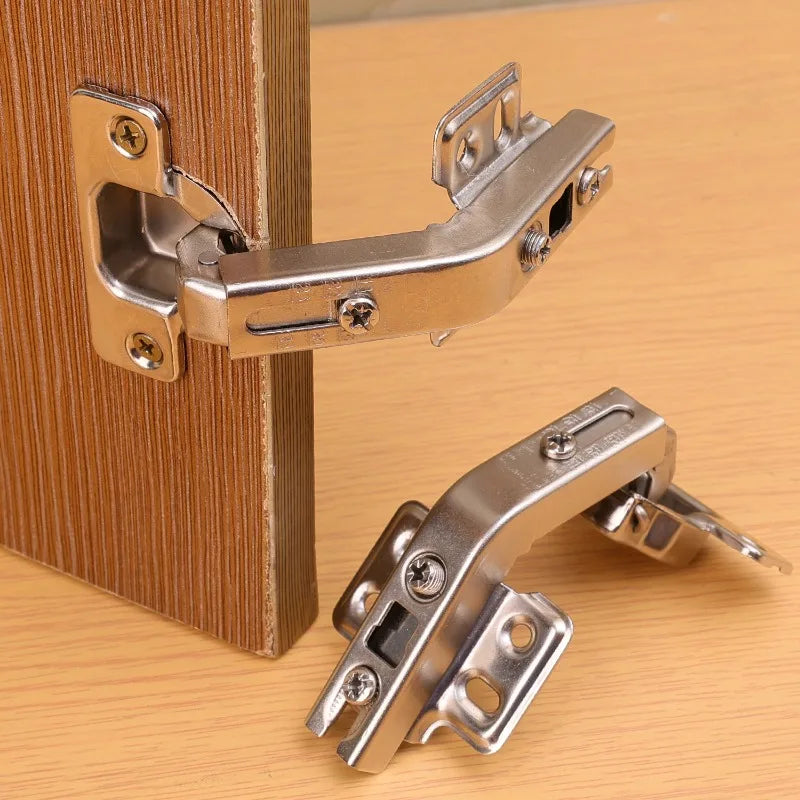 3/1PCS Soft Close Cabinet Hinges 135° Stainless Steel Cupboard Door Concealed Hinges For Corner Replacement Hardware Supplies