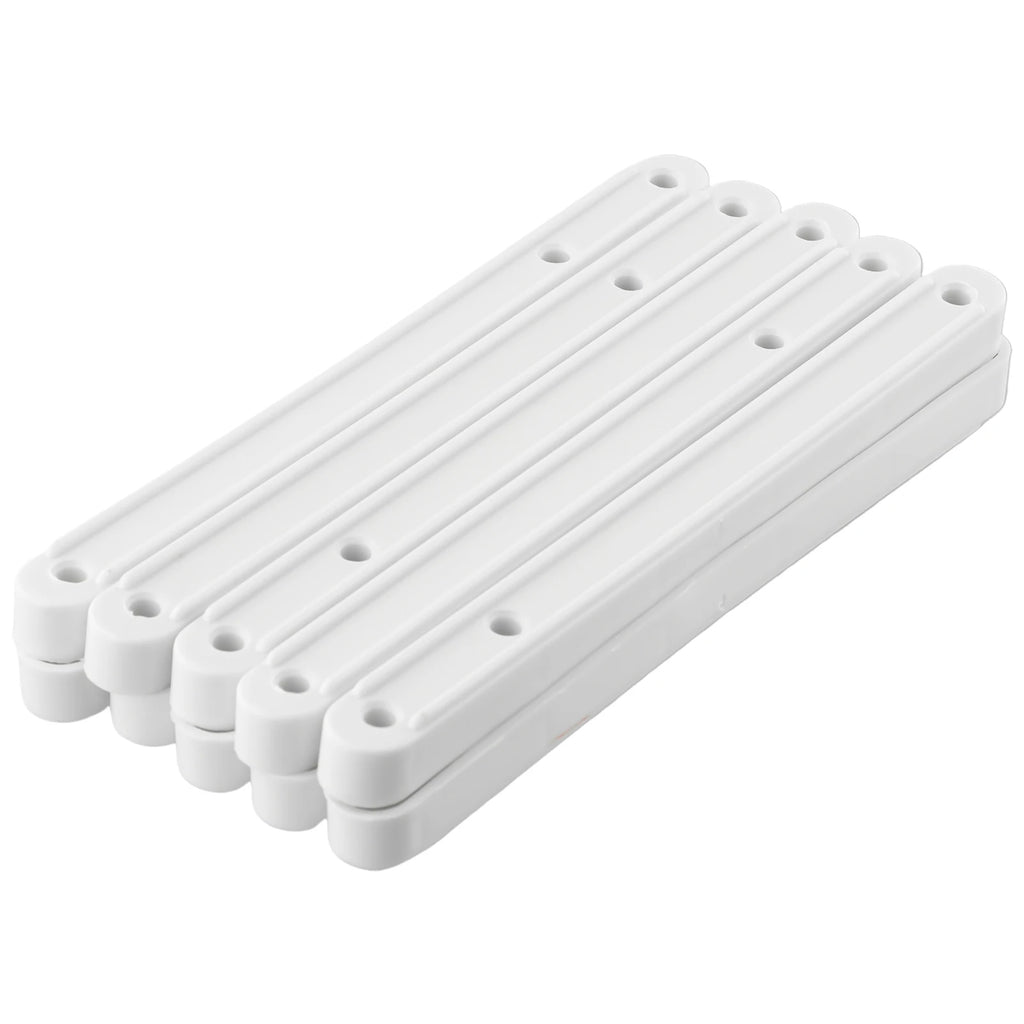 10Pcs Draw Rail Plastic Drawer Slides 180/235/298mm Draw Runners Replacement Drawer Runners Wardrobe Guide Rail Skidway