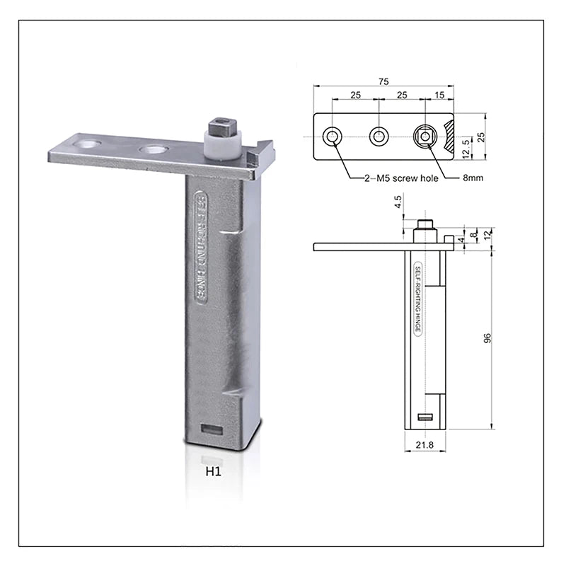 Refrigerator Door Hinge Spring Hinge Refrigerator Hinges Automatic Door Pivot Hinge Stainless Steel Door Hinges
