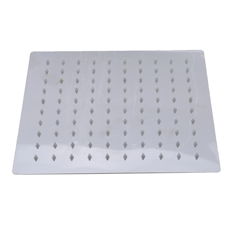6/8/10 Inch Ultra-thin Waterfall Shower Heads Stainless Steel High Quality Square Round Portable Practical Rainfall Shower Head