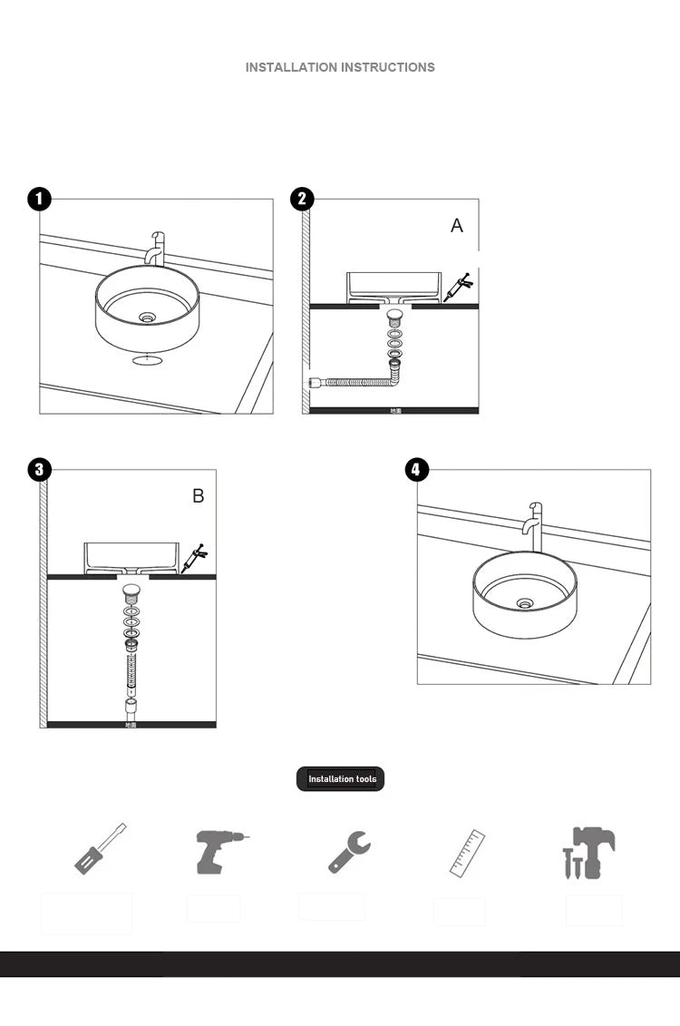 Bathroom Cabinet With Wash Basin/Sink/Mirror
