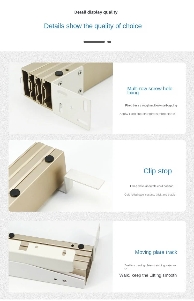 Telescopic Folding Guide Rail  Multifunctional Flat Push  Multi Section Pull-Out Cabinet  Dining Table  Drawer Slide Rail