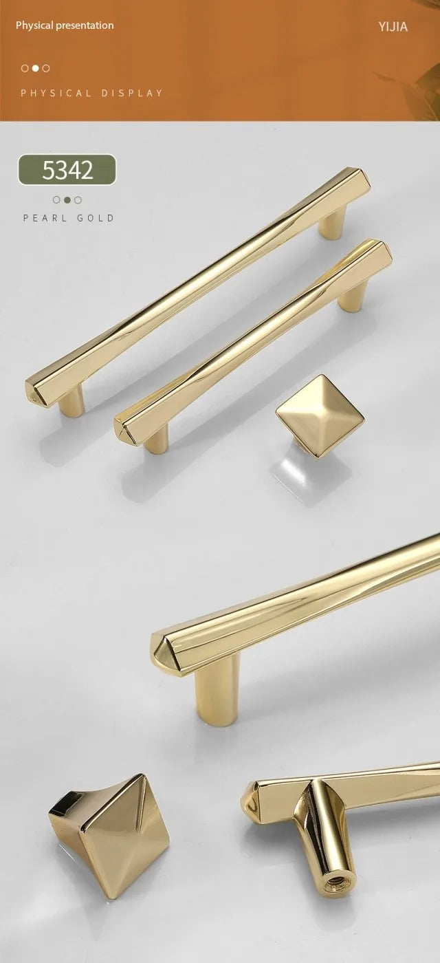 Modern High-end Cabinet Door Handle Cabinet, Kitchen Cabinet, Personalized Light Luxury Fan-shaped Wardrobe, Drawer Handle Knobs