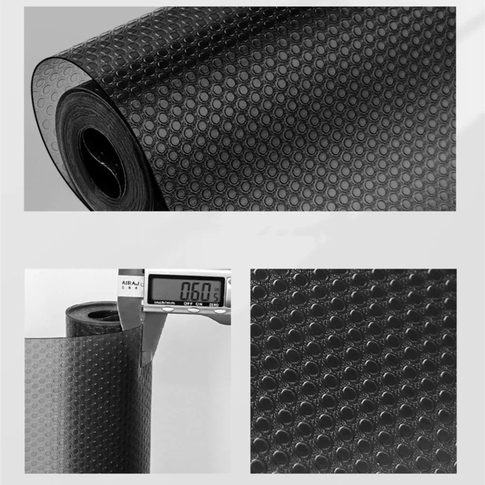 Washable Non-Slip Drawer Liners Reusable Dustproof Kitchen Cabinet Mats Refrigerator Shelf Paper Placemats for Home Organization