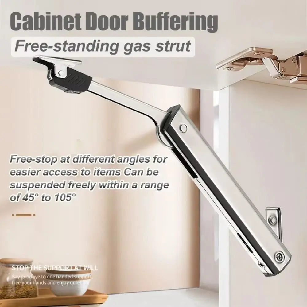 Heavy Duty Hydraulic Cabinet Hinge Buffering Adjustable Soft Closing Hinges Free Stop Durable Cabinet Door Support Wardrobe Door