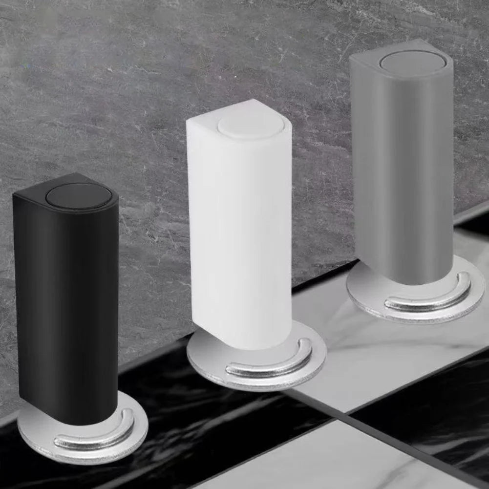 Magnetic Door Stop Stopper For Floor Indoors No Drilling Invisible Weighted Doorstop Silent Door Stops Stoppers Catch Holder