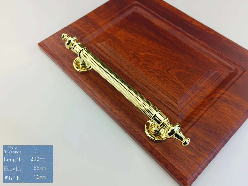 255mm/290mm/345mm Furniture Wooden Door Handle For Bathroom Bedroom Restaurant Sliding Door Handle Wardrobe Gate Pulls Handles