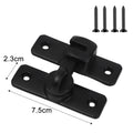 90 Degree Window Drawers Cabinet Locks Stainless Steel Hook Latch Barn Door Latch Bolt Hooks Sliding Gate Buckles Hardware