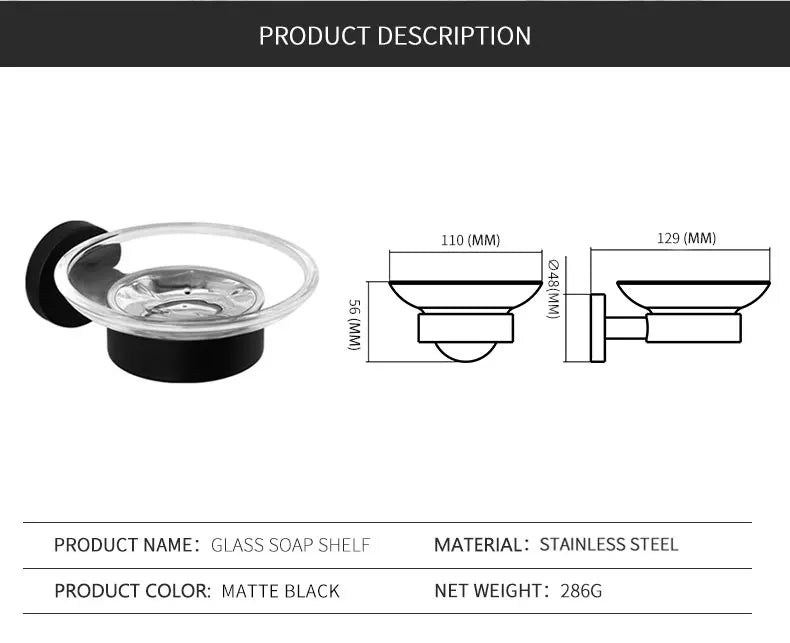 Bathroom Accessories Towel Rack Shelf Bar Roll Paper Holder With Cover Hand Towel Bar Holder Robe Hook Toilet Brush Holder Black