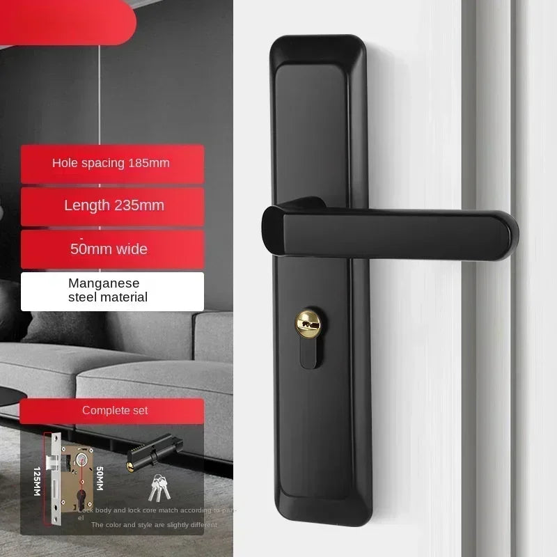 Apartment Room Wood Door Lock Set  House Anti-theft House Interior Door Bedroom Furniture Security Lock For Home Doors With Key