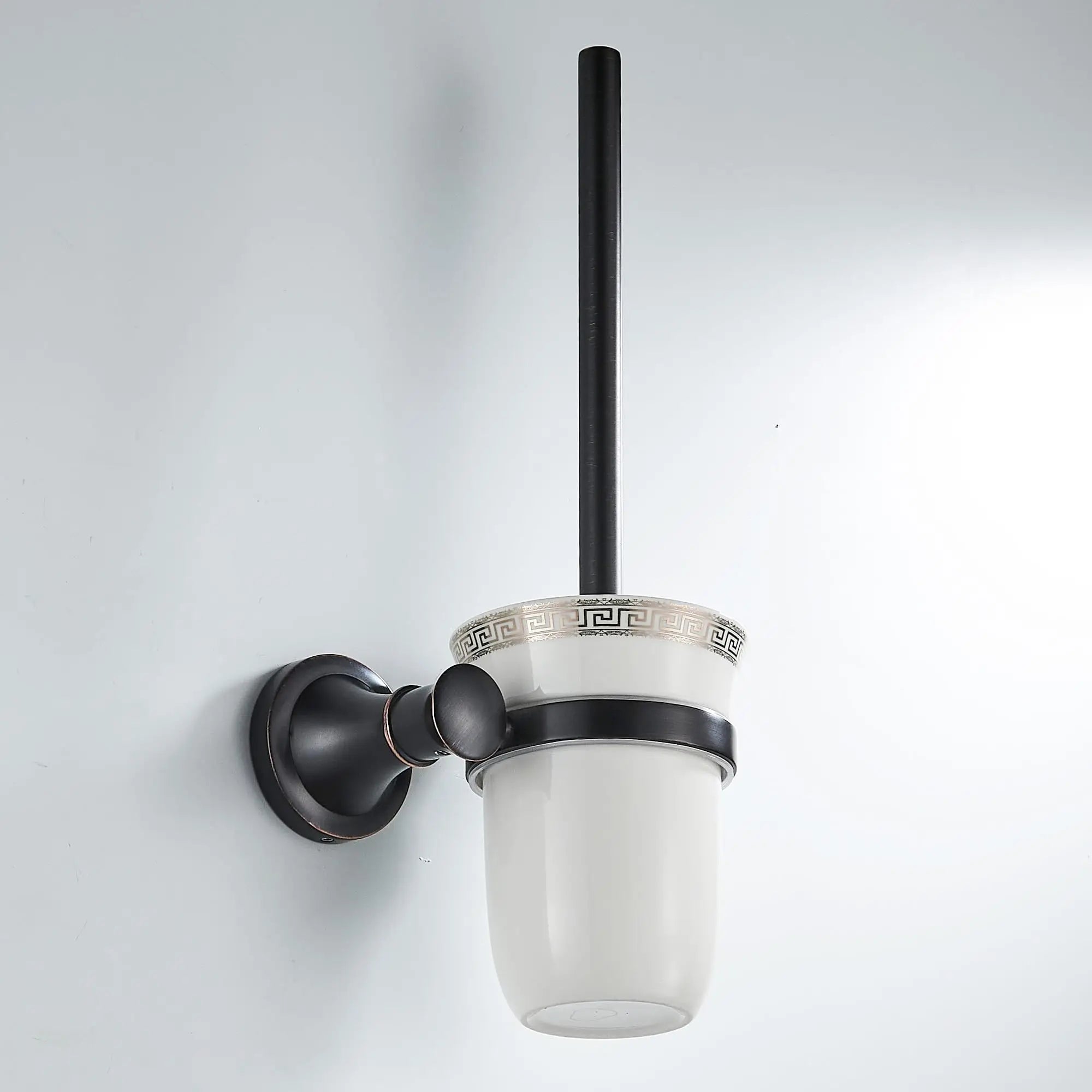 Bathroom Toilet Brush Holder Wall Mounted Oil Rubble Bronze