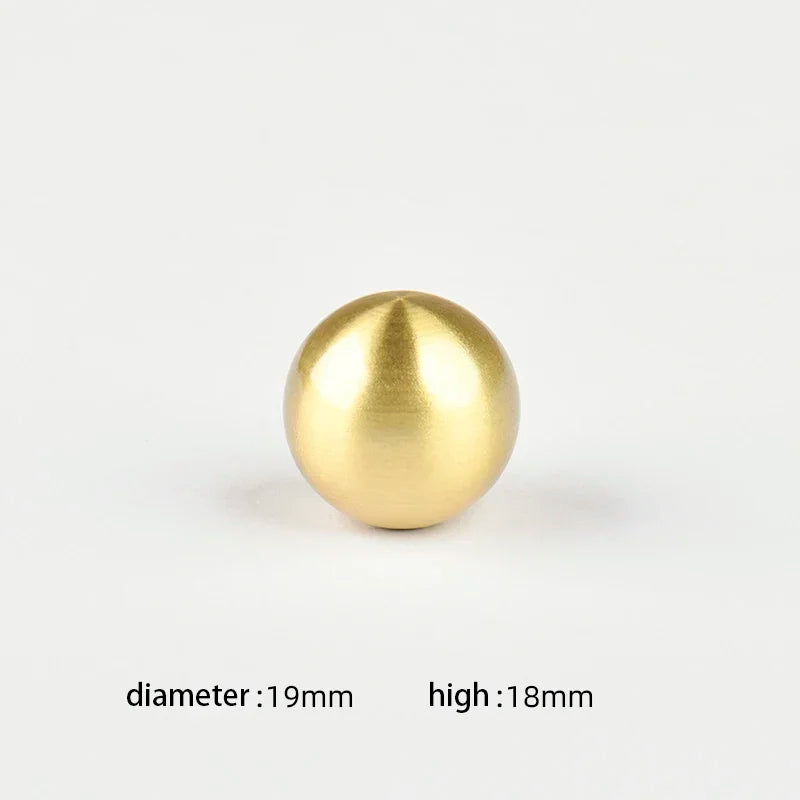 Round Brass Dresser Knobs Drawer Handle Cabinet Door Handle Antique Antique Kitchen furniture Hardware Knob Kitchen  Handles