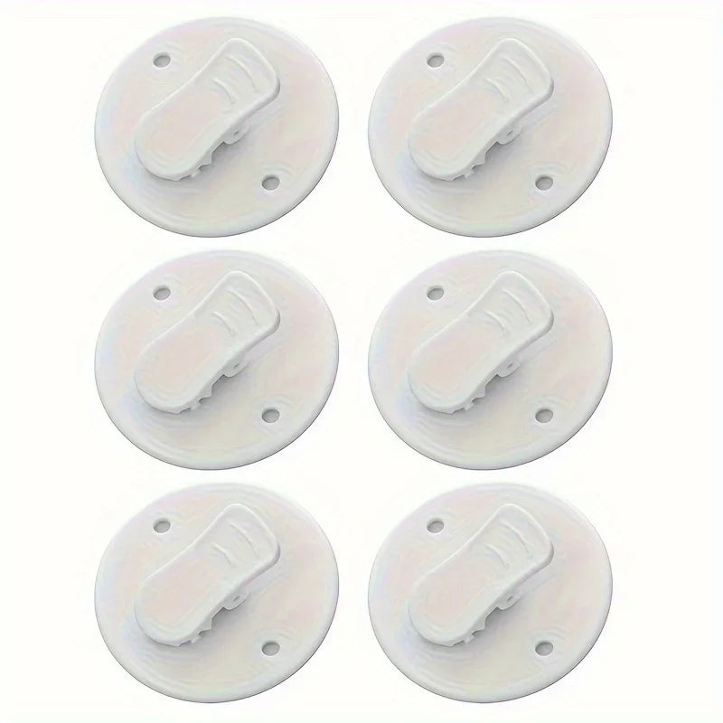 Shower Curtain Clips Shower Room Curtain  Adhesive Windproof Splash Clips Bathroom Curtain Weight Clip Windproof Splash Guard