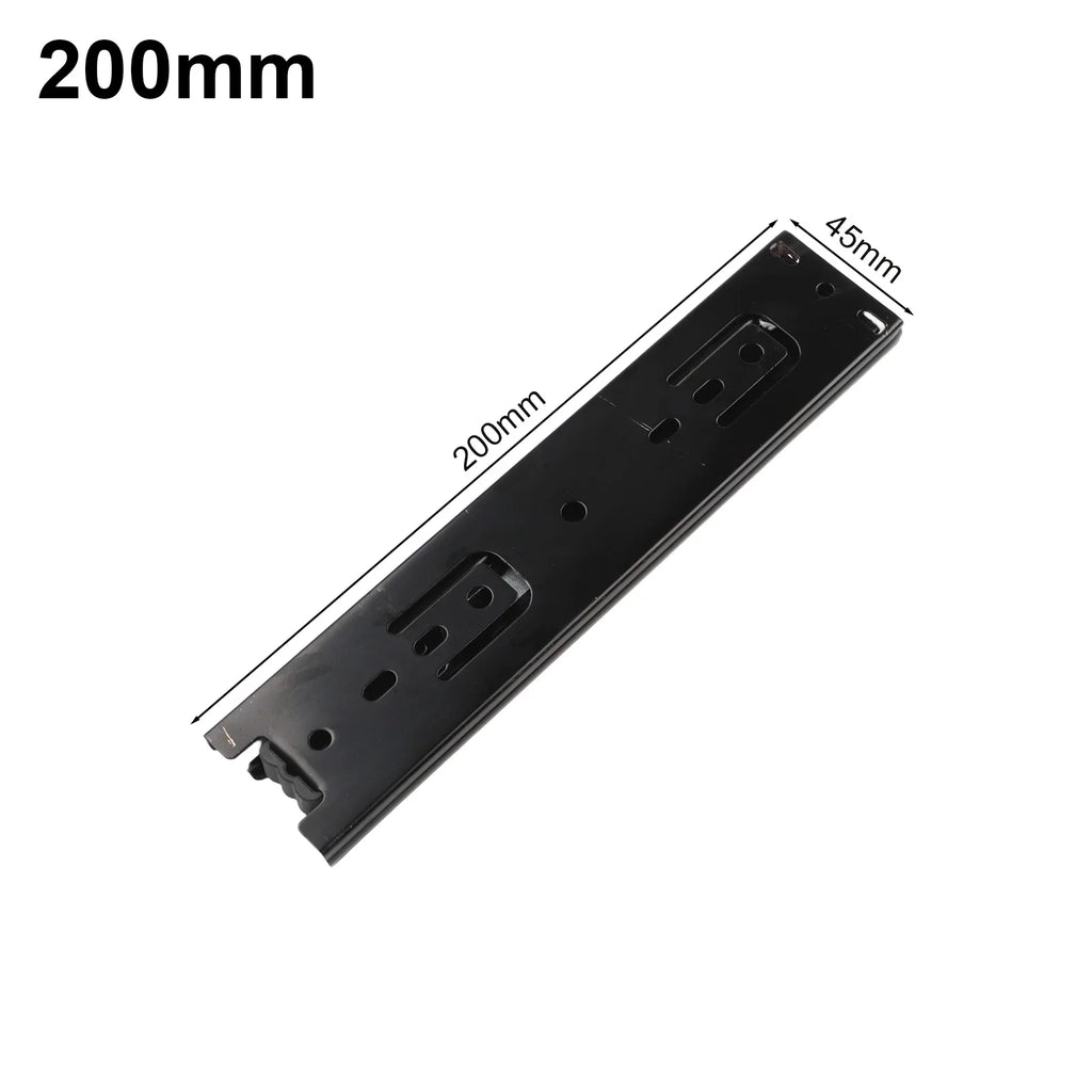 Drawers Slideway 45mm Slide Rail 2Pcs 45mm 5 Inches 6 Inches 8 Inches Durability Accessoires For Office Drawers