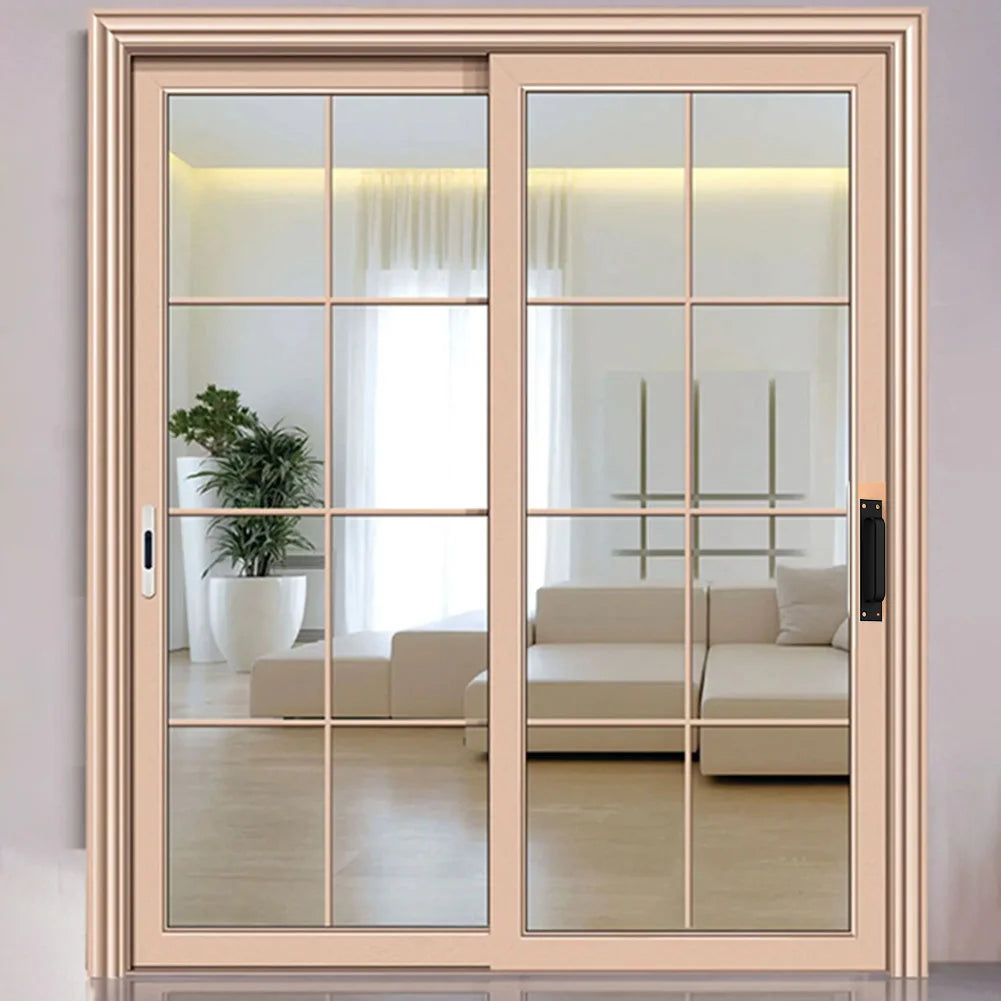 Door Handle Aluminum Alloy Window Cabinet Balcony Sliding Door Pull Punch-Free Pull Closet Furniture Hardware Home Improvement