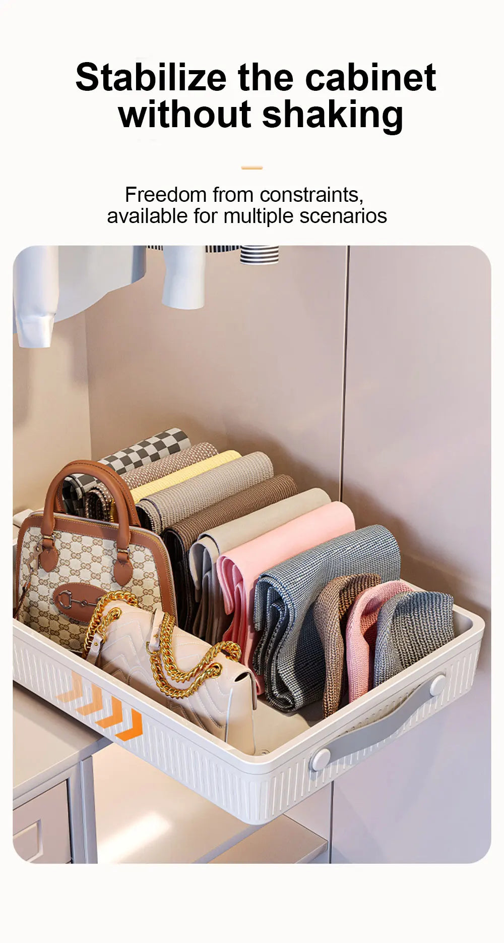 Pull Out Storage Tray Kitchen Sliding Cabinet Shelf with Slide Rails Drawer Spice Rack Bowl Dish Shelf Pantry Kitchen Organizer