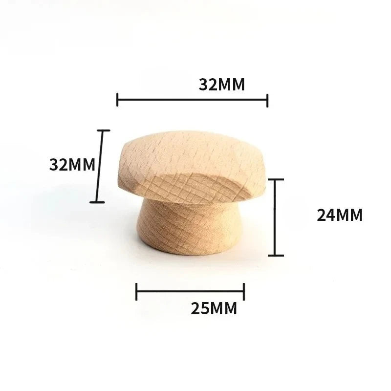 Drawer Furniture Wooden Door Cupboard Handles  Solid Wood Kitchen Cabinet Handle Drawer Knobs for Furniture