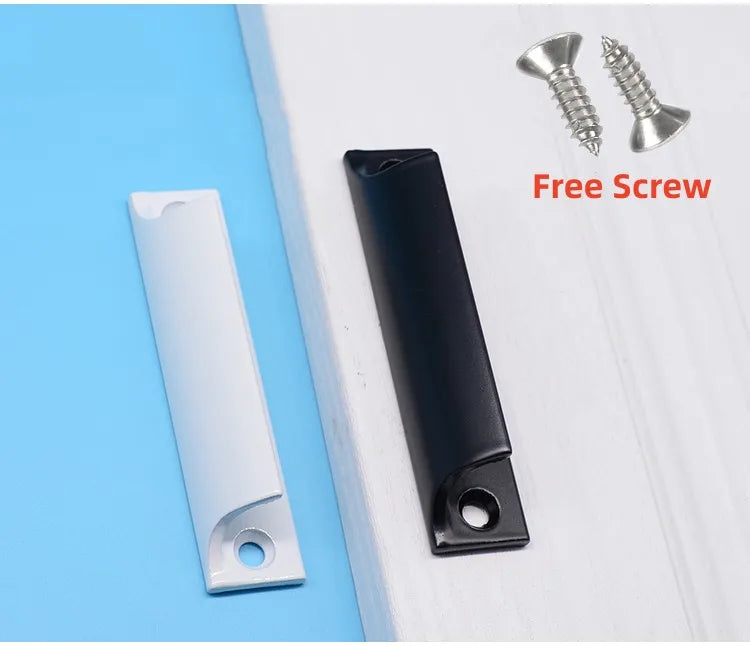 New Aluminum Alloy Door Handle Push-pull Balcony Gate Window Pulls Knob Furniture High Quality