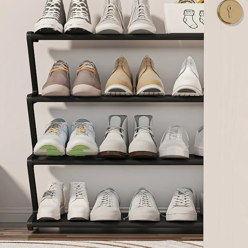 Shoe Rack Organizer Space Saving Shoes Organizer Free Standing Z-shaped Rack Multi-layer Assembly Storage for Home Dormitory