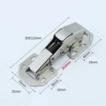 170 Degree Furniture Cabinet Door Hydraulic Hinge with Screws Soft and Slow Close Thick Door Panels Door Wardrobe Hinge Hardware