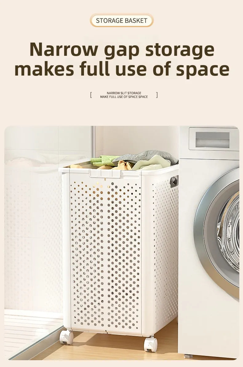 Bathroom Dirty Clothes Basket Laundry Hamper Stackable Storage Basket High Aesthetic Value Toilet Clothes Storage