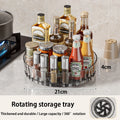Rotating Spice Rack For Home Kitchens Multi-Functional Storage Tray For Seasoning Bottles And Jars, And Cosmetics