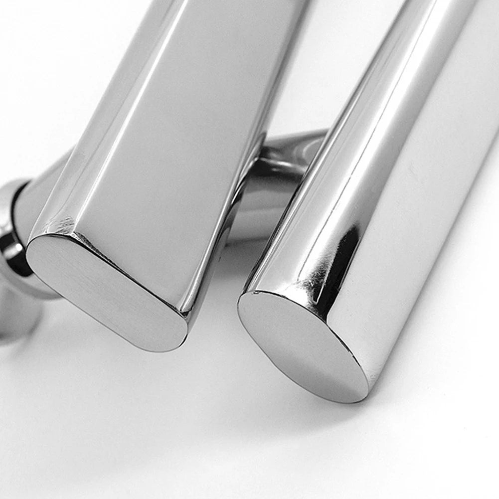 Shower Door Handle Knobs For Glass Sliding Door Bathroom Handrail Grab Bar Stainless Steel Chrome 225mm Replacement Pull Handle