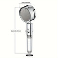 3-Speed Pressurized Shower Head - Adjustable Angle, Super Strong Flow for Refreshing Shower. Upgrade Your Bathroom Today!