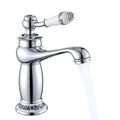 Basin Sink Faucet Mixer Faucet Single Lever Hot Cold Water Tap Brass Bath Faucet Retro Water Saving Bathroom Washbasin Taps