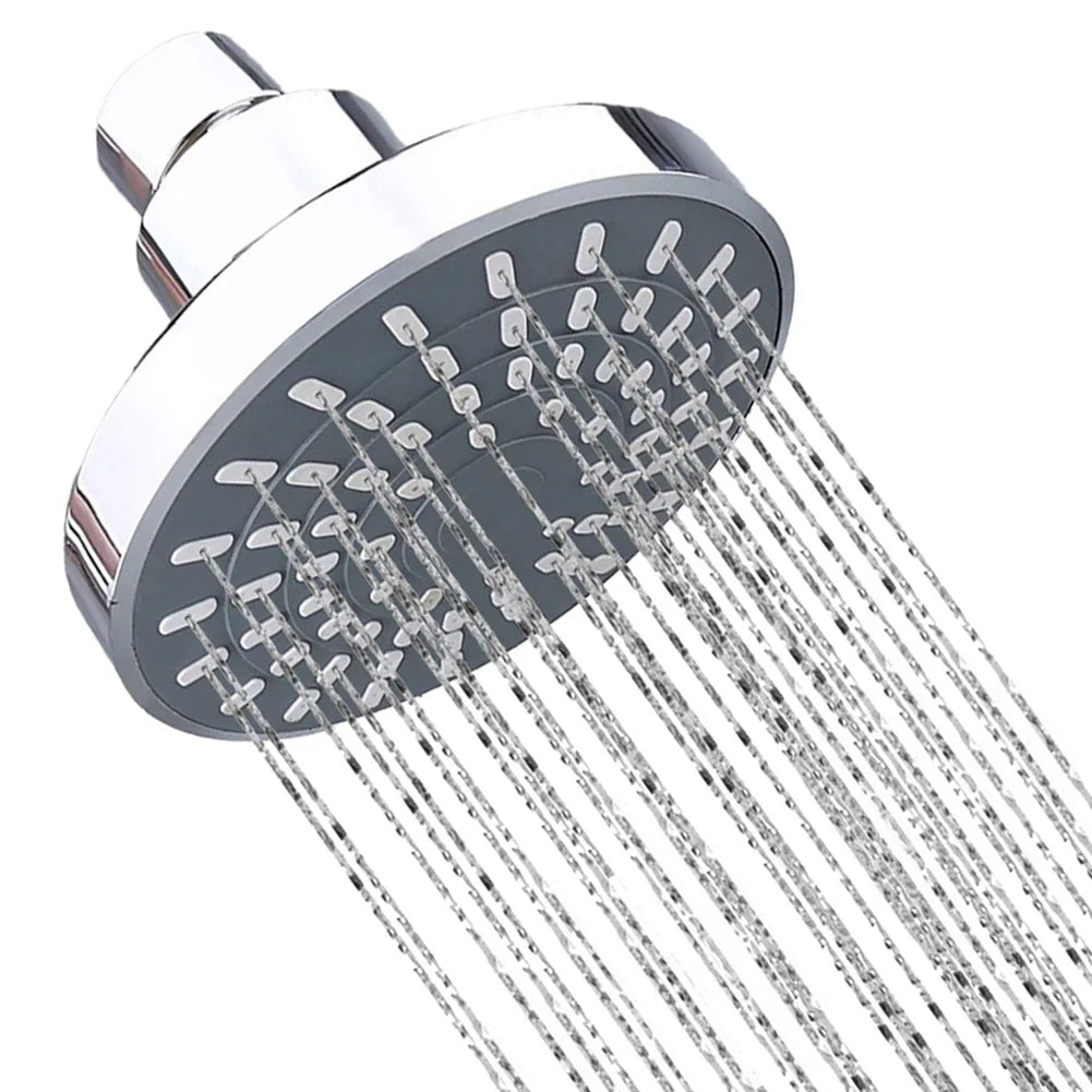 Shower Head Sprayer Adjustable Rainfall Wall-Mounted Bathroom Fixture Faucet Top Nozzle Single Head Bathhouse Hotel Shower New