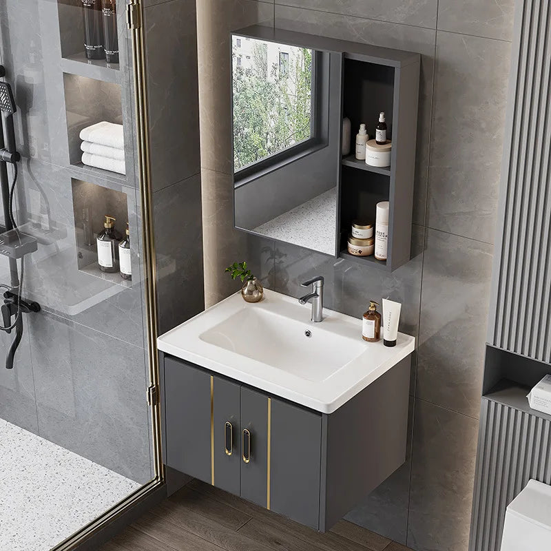 Bathroom Cabinet  Combination Bathroom Household Wash Basin Cabinet Bathroom Wash Basin