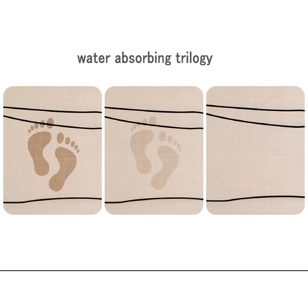 Bathroom Carpet Mat Bathroom Modern Diatomaceous Earth Bath Mat Soft and Comfortable Suitable for The Bathroom Floor  Mat