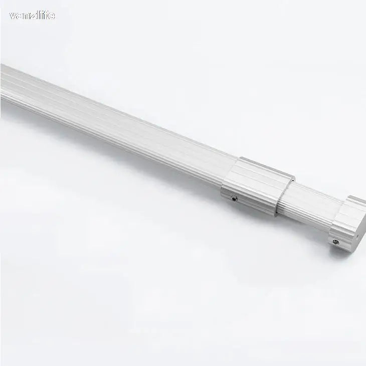 vanzlife Useful Extendable Stainless Steel Wardrobe Clothes Rod Adjustable Closet Rail Pole Curtain Telescopic Hanging Rod 46~95