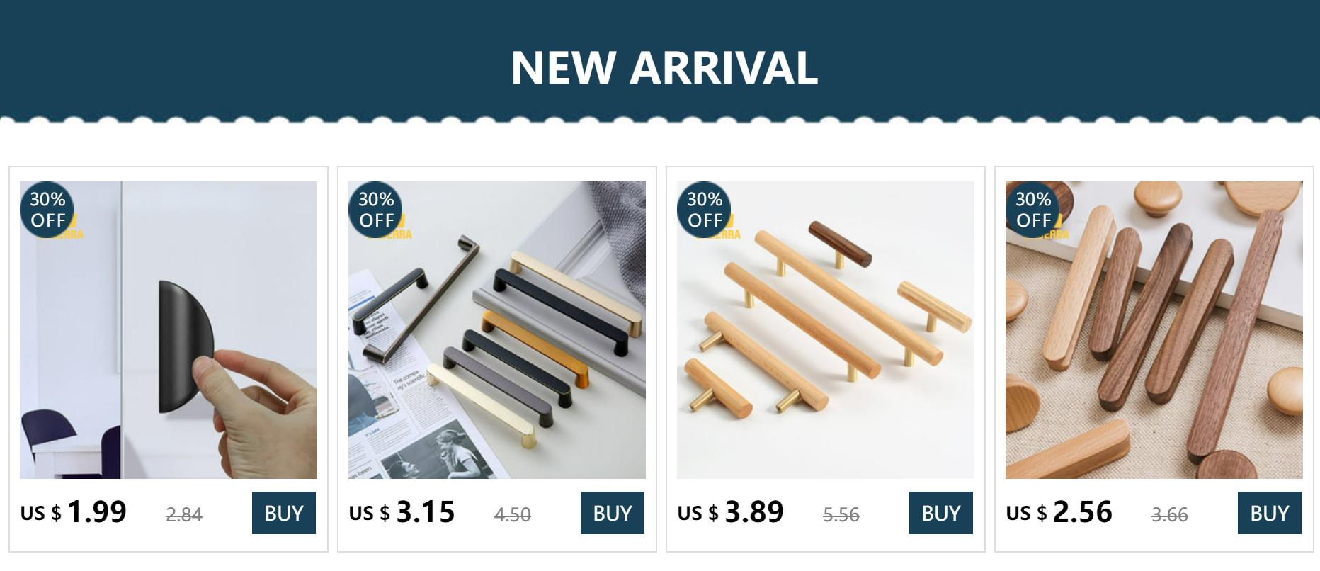 Wooden Furniture Handles Walnut Kitchen Cabinet Handles Drawer Knobs Handles for Cabinets and Drawers Long Wardrobe Pulls