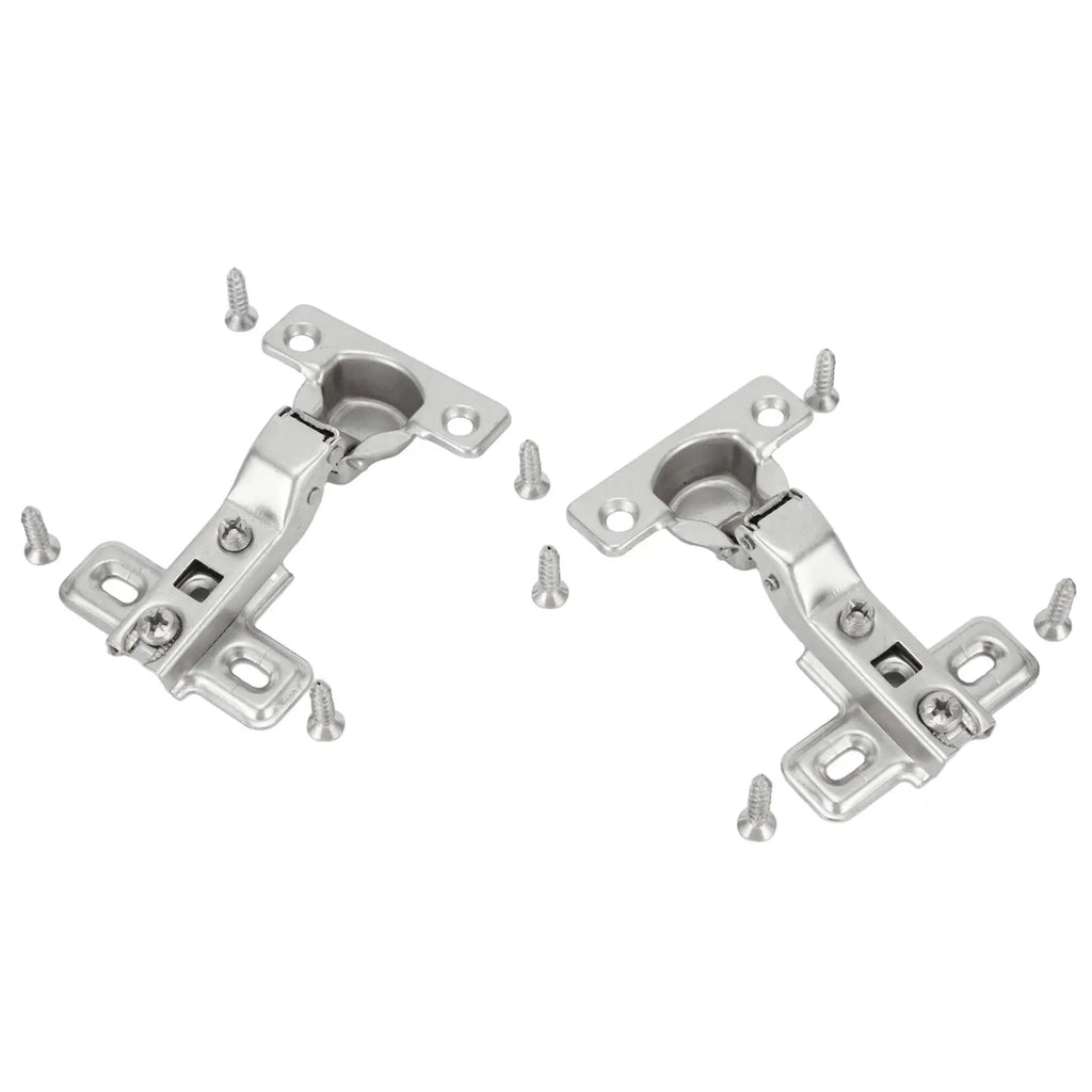2Pcs 25mm Small Furniture Hinge Soft Close Hydraulic Damper Hinge For Kitchen Cabinet Cupboard Door Hinges Buffering Hardware