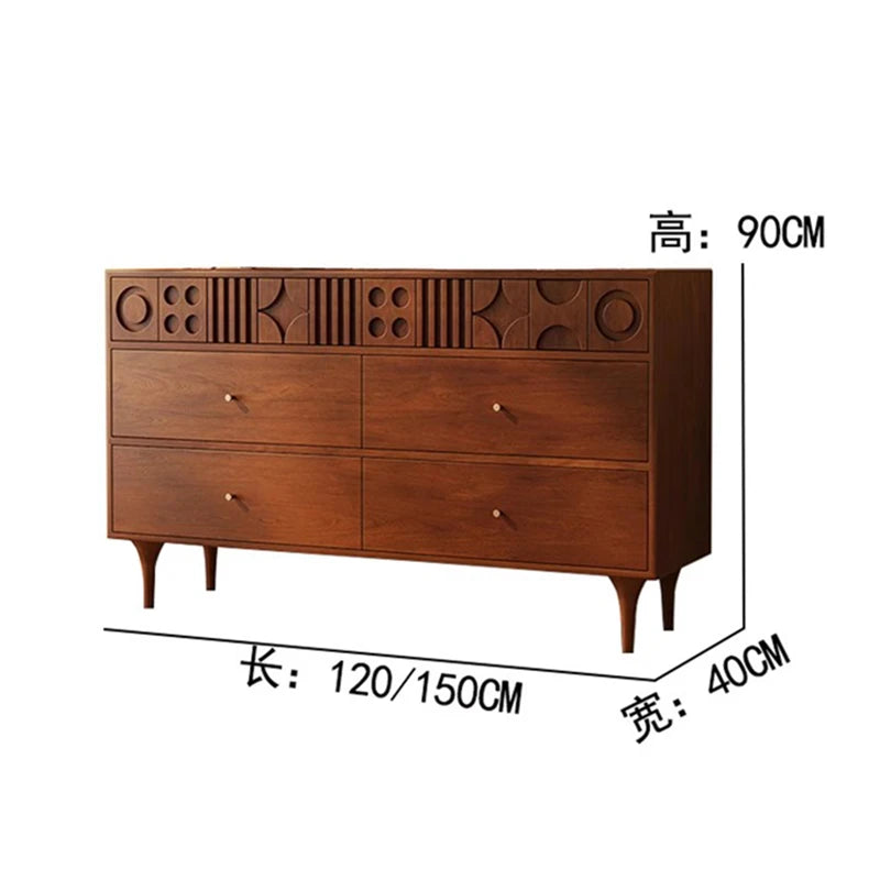 Handles Storage Cabinet Organize Vintage Kitchen Curio Cabinet Wood Sideboard Muebles Para El Hogar Home Accesories