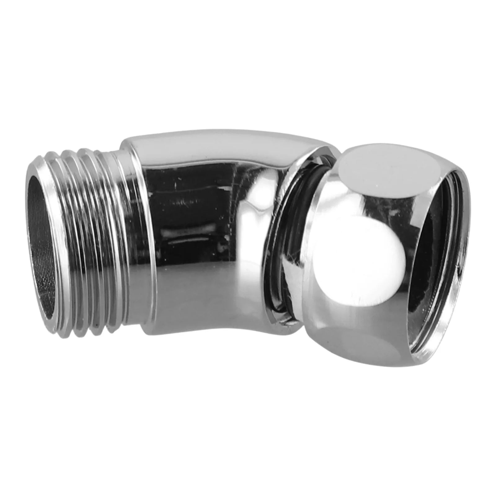 Bathroom Upgrade Chrome Hand Shower Connector Easy Install Shower Head Connector Stainless Steel Hassle-Free Setup