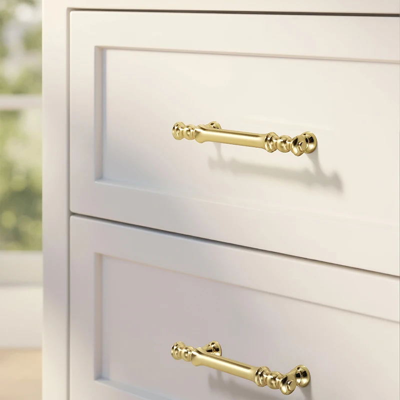 Furniture handles for kitchen cabinets, dressing table drawers, and wardrobes, durable and suitable for home decoration