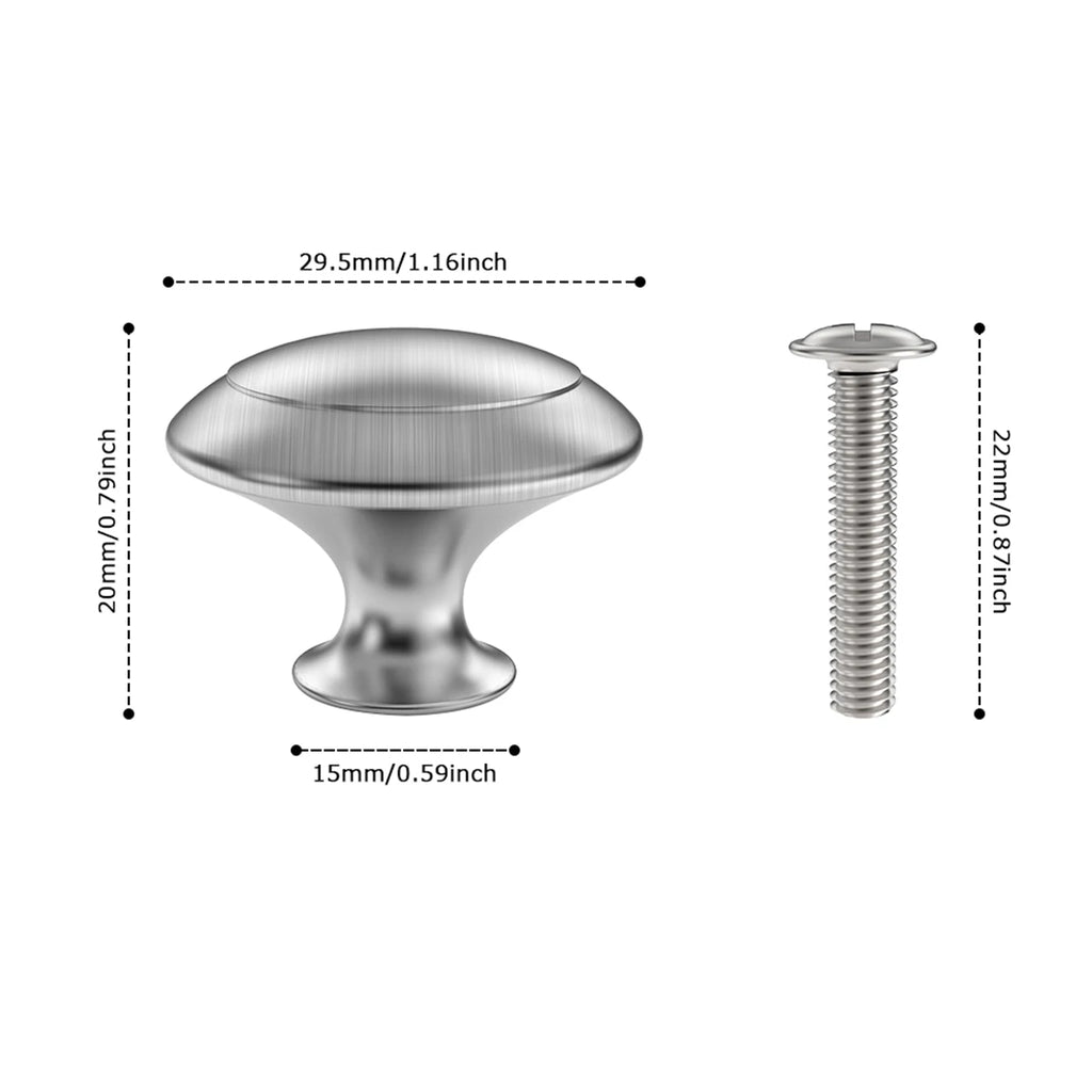 Modern Stainless Steel Kitchen Cabinet Handles and Knobs Drawer Handles Wardrobe Door Pulls Furniture Hardware